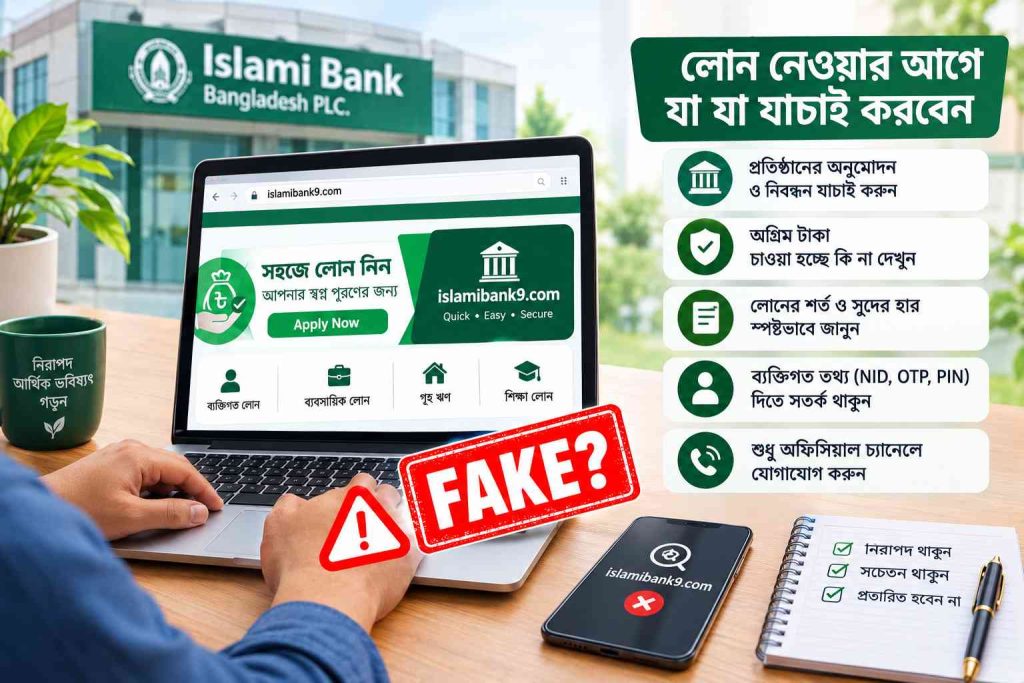 islamibank9.com সাইট কি সত্যিই লোন দেয়? আসল তথ্য জানুন | Real or Fake Loan Website 2026
