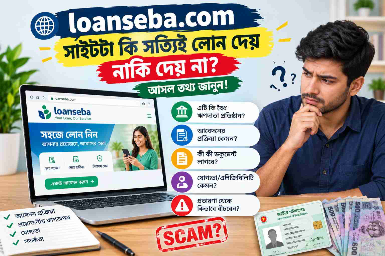 loanseba.com সাইটটা কি সত্যিই লোন দেয় নাকি দেয় না? আসল তথ্য জানুন!