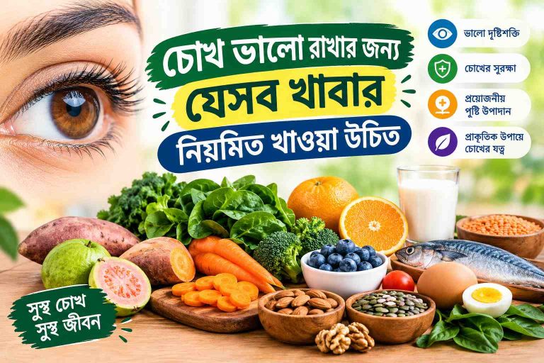 চোখ ভালো রাখার জন্য যেসব খাবার নিয়মিত খাওয়া উচিত: সুস্থ চোখের জন্য সম্পূর্ণ গাইড
