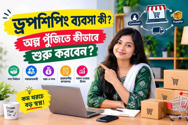 ড্রপশিপিং ব্যবসা কী এবং অল্প পুঁজিতে কীভাবে শুরু করবেন? সম্পূর্ণ গাইড